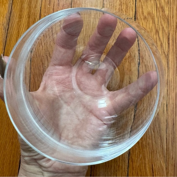 Set of 4 wine glasses stemless classic clear glass, size 12 oz  entertainment - Picture 7 of 10